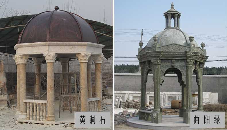 歐式景觀(guān)亭子，石雕大理石亭子，河北涼亭廠(chǎng)家