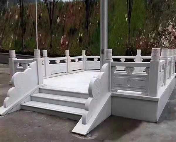 學(xué)校廣場(chǎng)景觀(guān)石雕漢白玉升旗臺(tái)